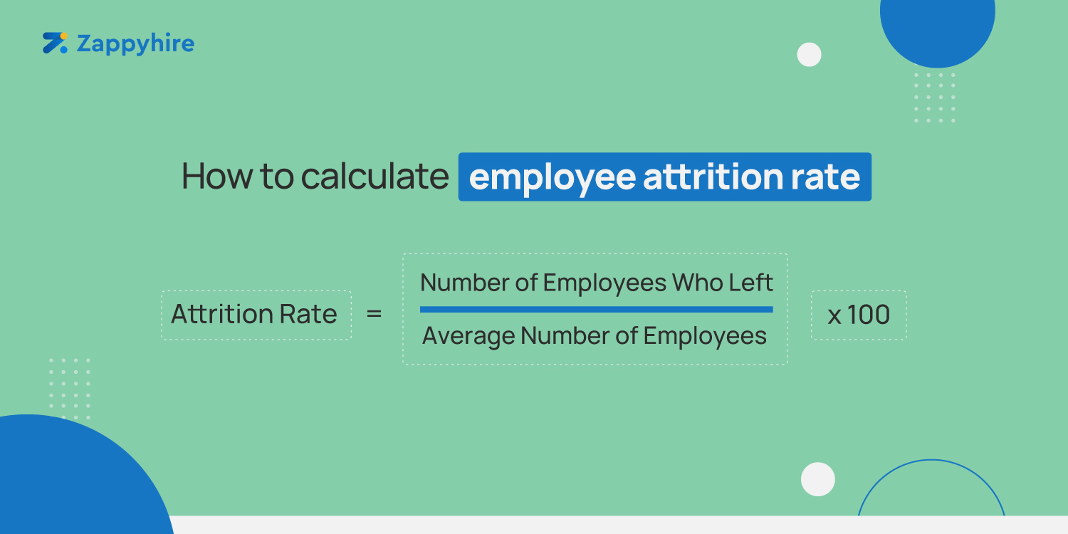 What Does Employee Attrition Rate Mean and How To Calculate It - Zappy Blog