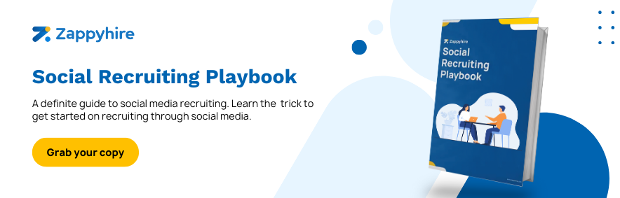 Social recruiting playbook eBook CTA image. 